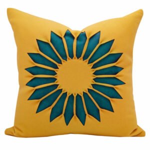 Modern Minimalist Sunflower Sofa Living Room Pillow – Hotel Bed Cushion Cover