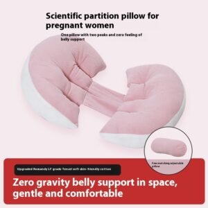 Maternity Waist Protection Sleeping Pillow – U-Shaped Belly Support Pad for Pregnant Women