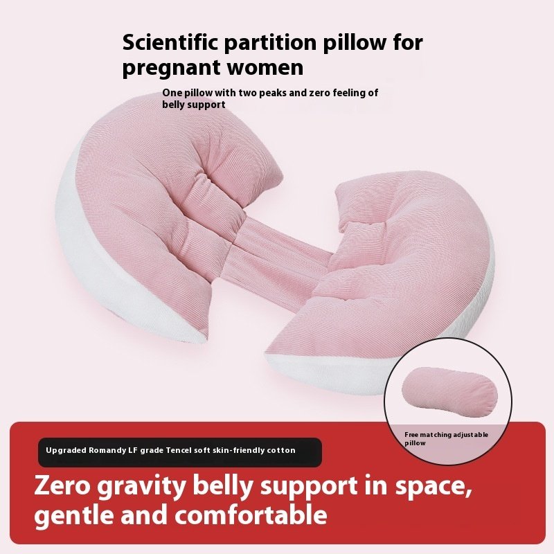 Maternity Waist Protection Sleeping Pillow – U-Shaped Belly Support Pad for Pregnant Women