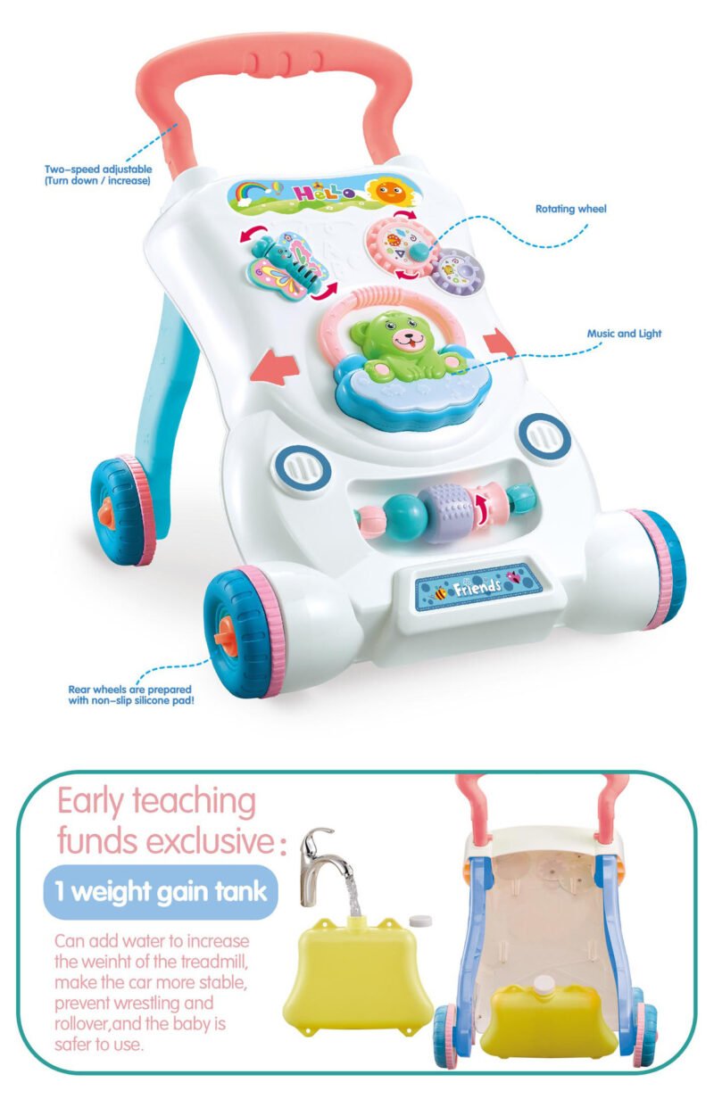 Children's Stroller with Music - Walking Assistant for Baby's Fun and Comfort