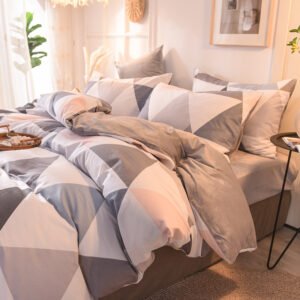 Fashion Student Sheet Set – Stylish Blanket Cover Bedding 4-Piece Set