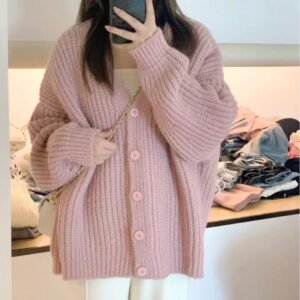 Sweater Cardigan Coat - Sweet & Stylish Coat for Women