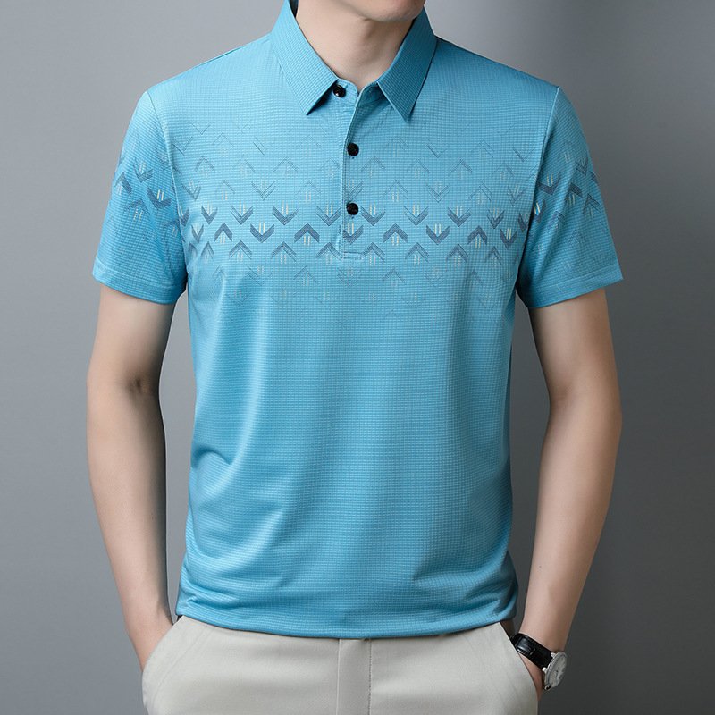 Men's Business Casual Short Sleeve Polo Shirt – Stylish & Comfortable