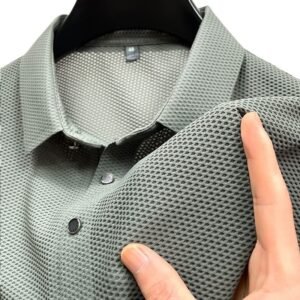 High-End Ice Silk Men's T-shirt – Premium Comfort & Stylish Fit