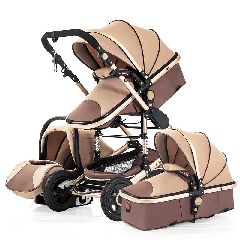Travel Baby Stroller - Luxury 3-in-1 Stroller for Infants