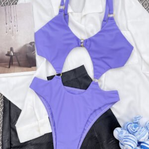 One Piece Swimsuit Solid Bikini – Classic, Chic Beachwear