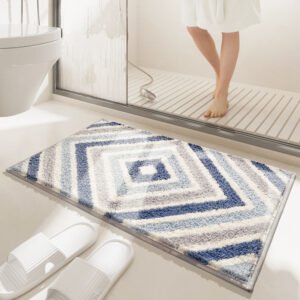 Water-Absorbent Floor Mats for Bathroom Doorway – Non-Slip & Quick Dry Mats