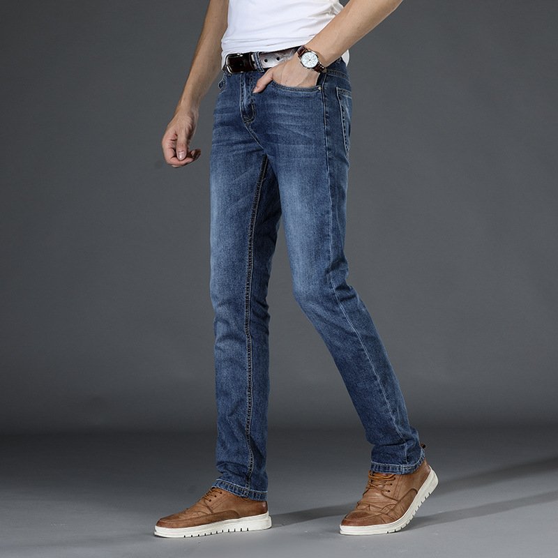 Business Stretch Jeans for Men – Loose Fit & Comfortable Denim