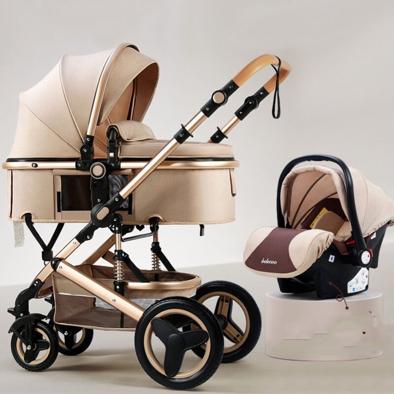 Lightweight Baby Stroller with High View – Adjustable Sit & Lie Down Position