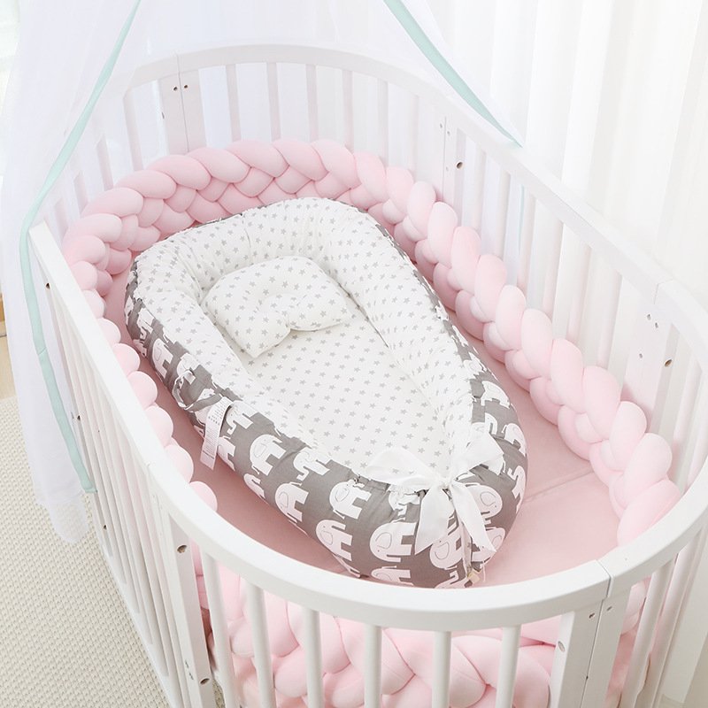 Foldable & Washable Portable Anti-Pressure Baby Bed - Bionic In-Bed Sleeper