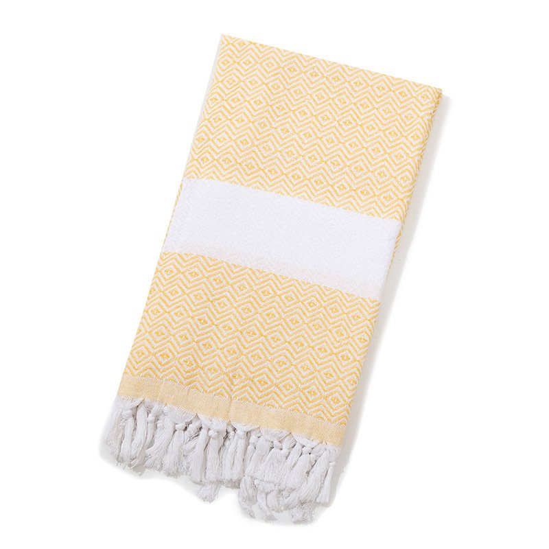 Handmade Tassel Turkish Beach Towel – Stylish & Lightweight Blanket for Beach Days