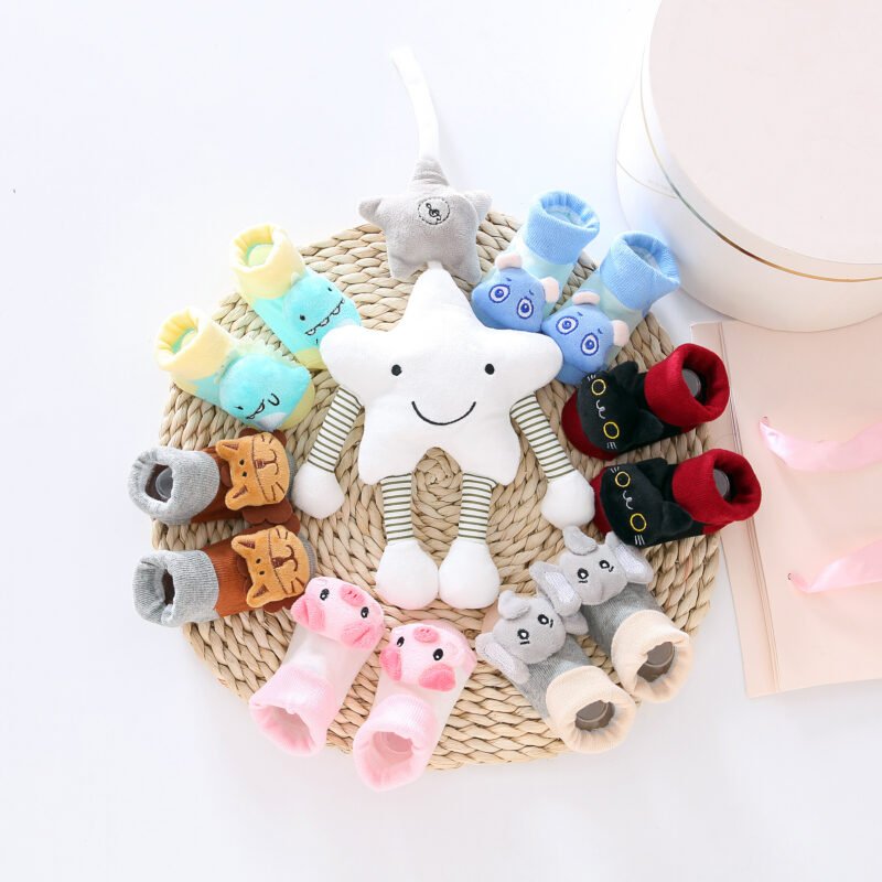 Baby Socks Gift Box Set – Adorable & Cozy Sock Set for Infants