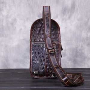 Men's Casual Waxed Cowhide Satchel - Genuine Leather Stylish & Durable Satchel Bag