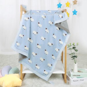 Baby Blanket Knitted Hug Blanket – Soft & Cozy Newborn Snuggle Blanket