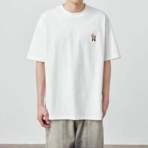 Fashion Cartoon Printed Men's T-shirt – Trendy & Fun Graphic Shirt