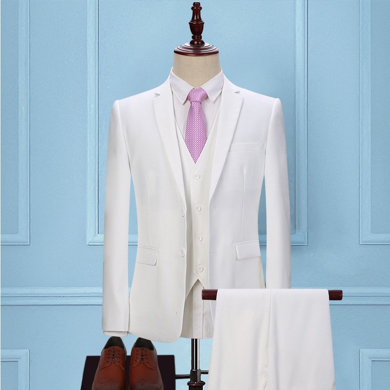 Dark Green Men's Three-Piece Suit – Business & Formal Elegance