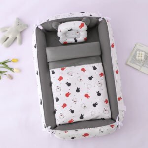 Baby Bed Bionic Nursing Bed - Removable & Washable for Comfort and Cleanliness