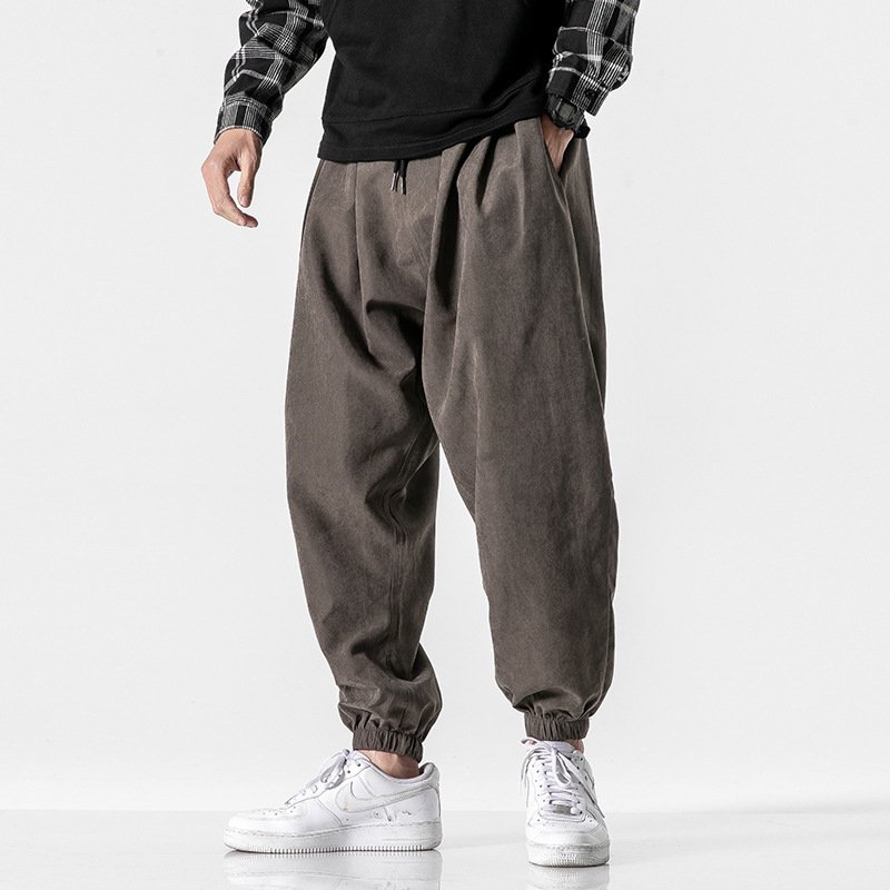 Men's Drawstring Bloomers – Comfortable Loose Pants for Casual Style