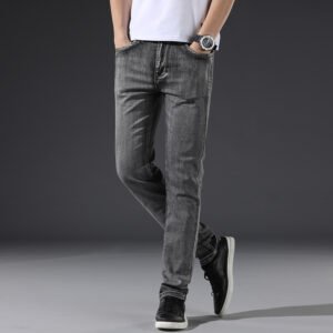 Business Stretch Jeans for Men – Loose Fit & Comfortable Denim