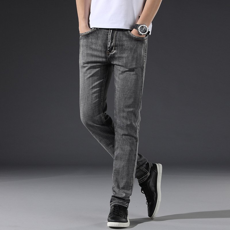 Business Stretch Jeans for Men – Loose Fit & Comfortable Denim