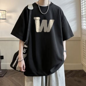 Retro Cotton T-Shirt – Classic Half Sleeve Vintage Tee for Timeless Style