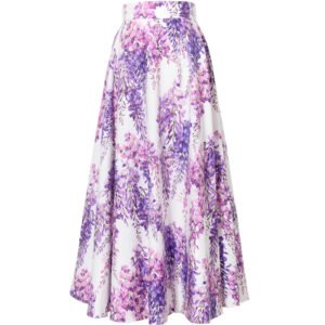 Cotton Printed Large Swing Long Skirt – Elegant & Flowy