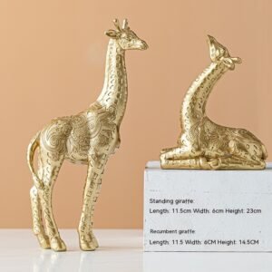 Giraffe Shape Resin Craft Ornament – Unique & Stylish Home Decor