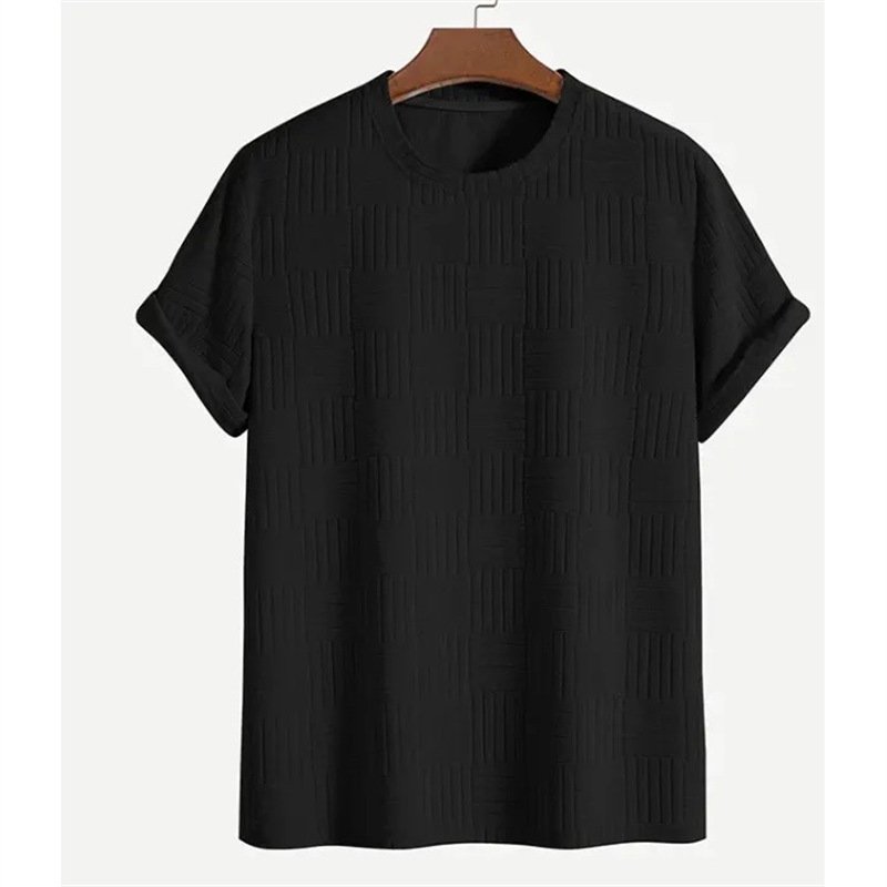 Men's Solid Color Casual Short Sleeve Shirt – Comfortable & Versatile