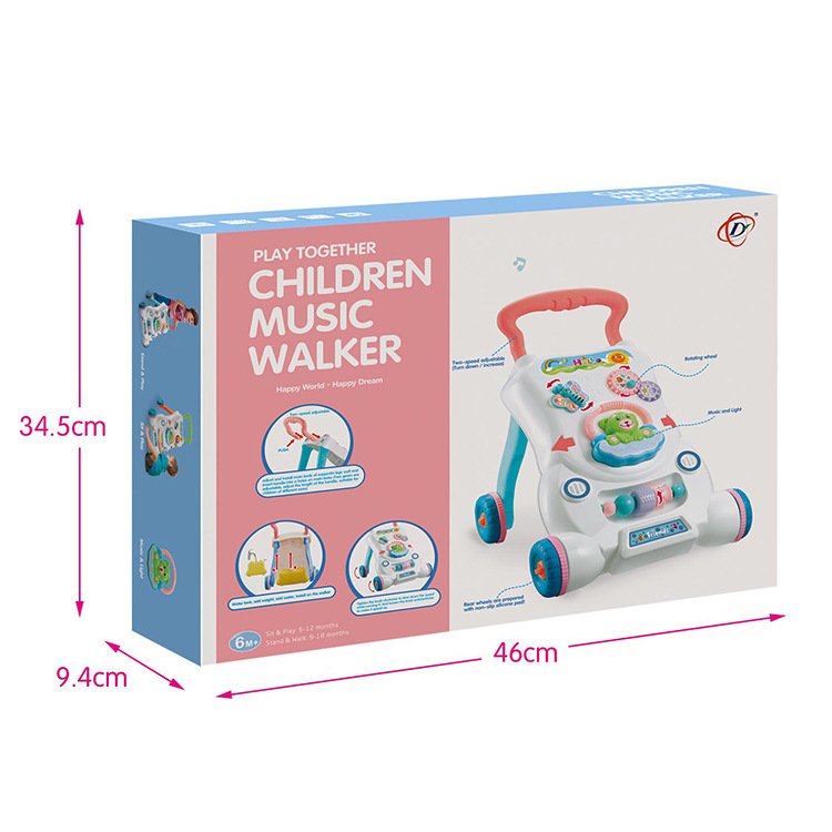 Children's Stroller with Music - Walking Assistant for Baby's Fun and Comfort