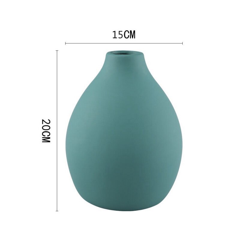 Ceramic Vase Home Furnishings – Creative Flower Arrangements for Stylish Decor