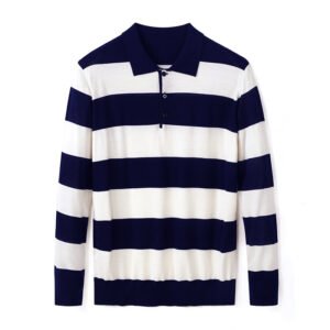 Men's Fashion Casual Long Sleeve Jacquard Close-fitting Sweater – Stylish & Comfortable