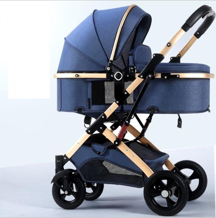 Two-Way Newborn Baby Stroller - Portable & Folding for Easy Travel