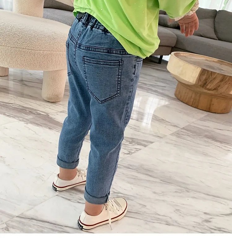 Casual Fashion Baby Stretch Vinylon Pants | Comfortable & Stylish Kids Pants