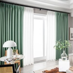 Thicken Shading & Sound-Absorbing Full-Cloth Soundproof Curtains for Bedroom – Super-Strong Window Treatment