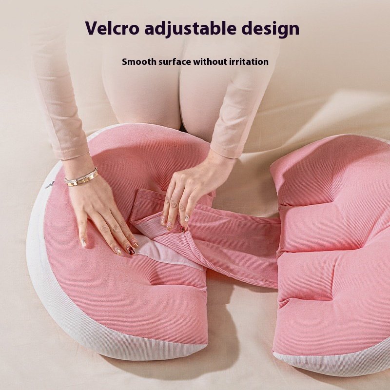 Maternity Waist Protection Sleeping Pillow – U-Shaped Belly Support Pad for Pregnant Women