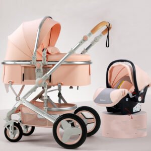 Lightweight Baby Stroller with High View – Adjustable Sit & Lie Down Position