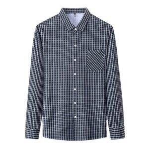 Long Sleeve Plaid Shirt for Men - Stylish and Comfortable Checkered Shirt