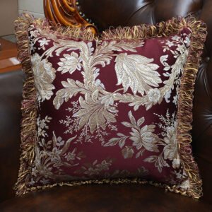 European Style Living Room Sofa Tassel Pillow Cover – Elegant Home Decor