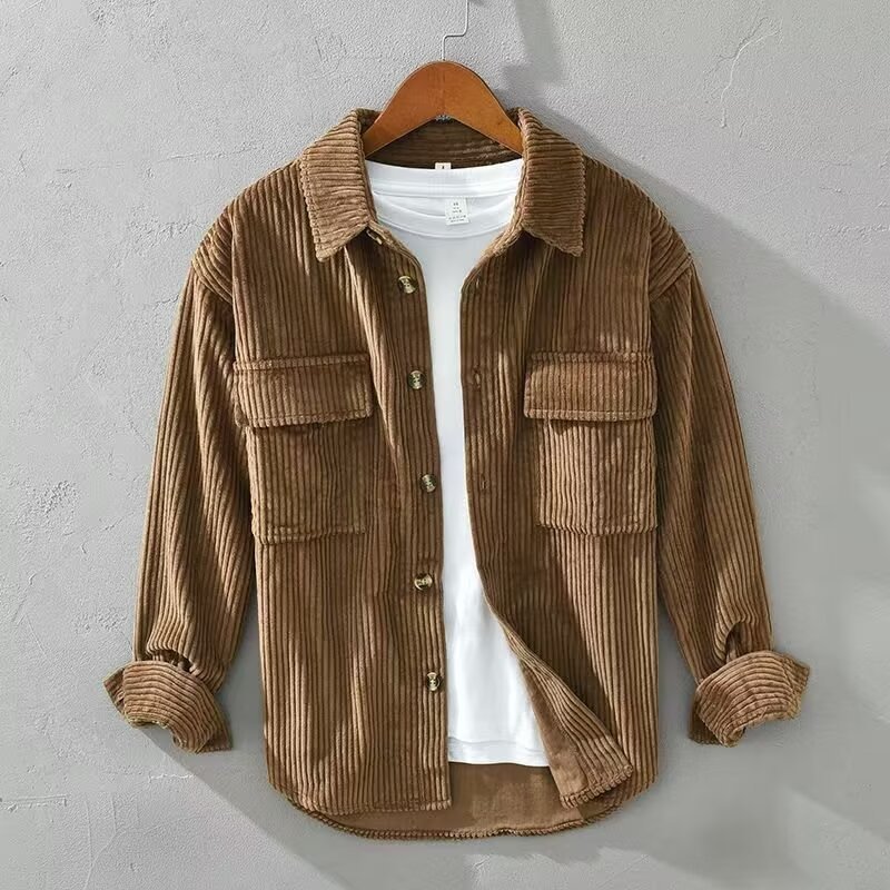 High-End Corduroy Shirt - Premium Quality Shirt for Men
