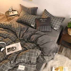 Fashion Student Sheet Set – Stylish Blanket Cover Bedding 4-Piece Set