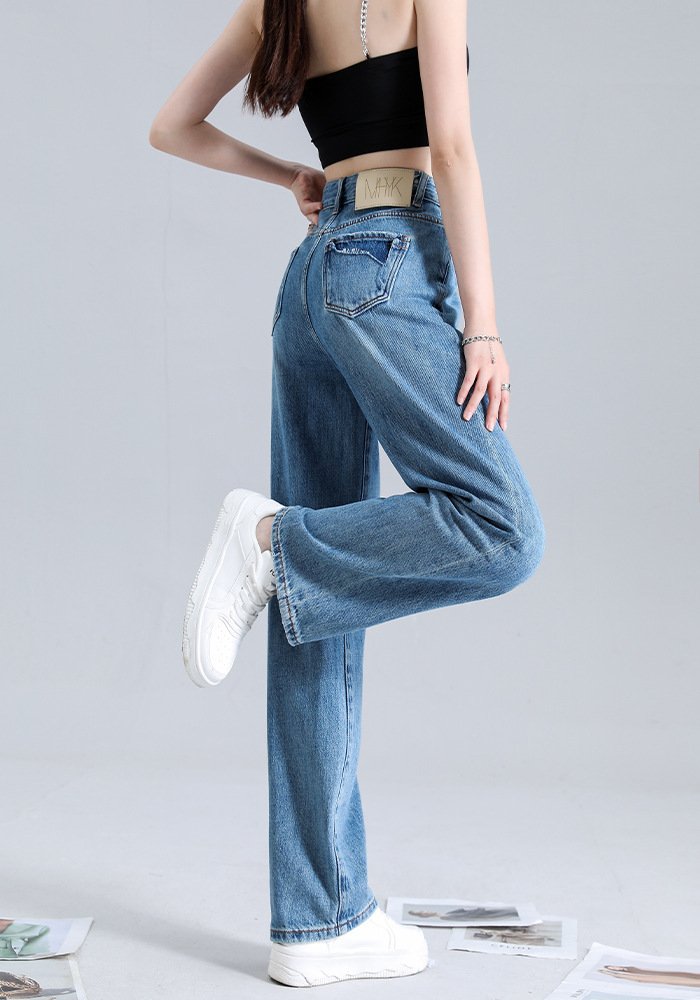 Women's Relaxed Fit Denim- Wide-Leg Jeans – Stylish & Comfortable Fit