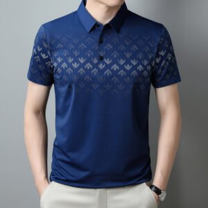 Men's Business Casual Short Sleeve Polo Shirt – Stylish & Comfortable
