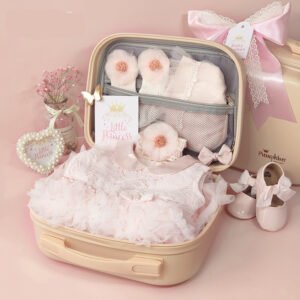 Baby High-End Gift Box – Little Princess Lace Dress & Elegant Dress Suit