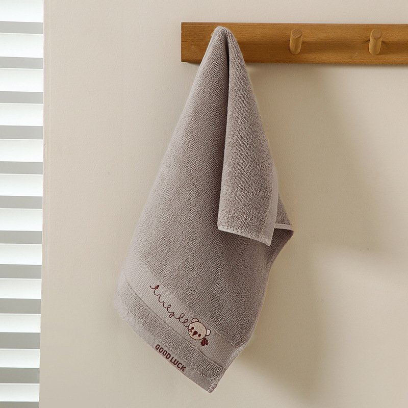 Pure Cotton Cartoon Kids' Towel – Soft & Absorbent Face Washing Towel for Home & Kindergarten