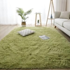 Silk Hair Tie-Dyed Carpet – Plush Living Room, Bedroom & Household Decor