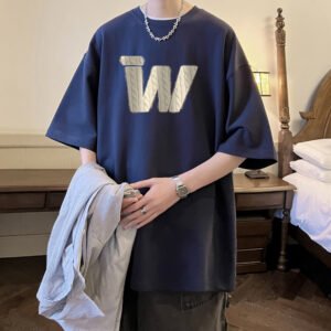 Retro Cotton T-Shirt – Classic Half Sleeve Vintage Tee for Timeless Style