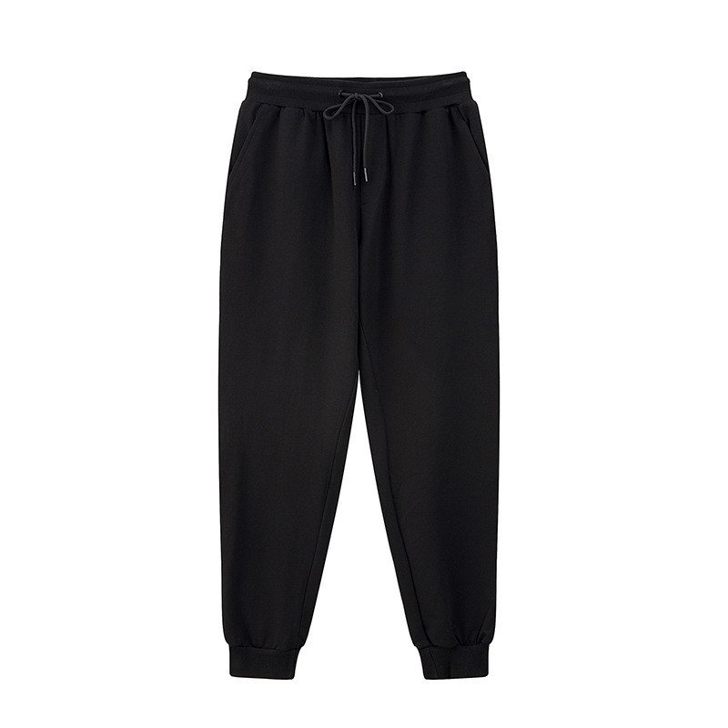 Cotton Minimalist Sports Embroidered Loose Fitting Outdoor Trousers – Breathable & Stylish