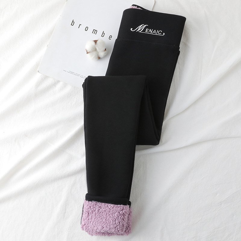 High Waist Slim Warm Cotton Pants – Plus Size Pencil Fit for Comfort & Style