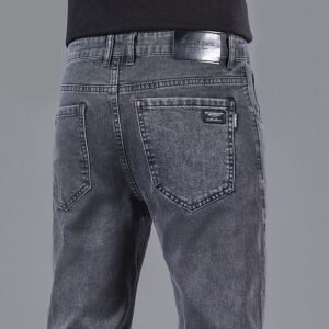 Slim Straight High-End Stretch Pants for Men – Stylish & Comfortable Fit