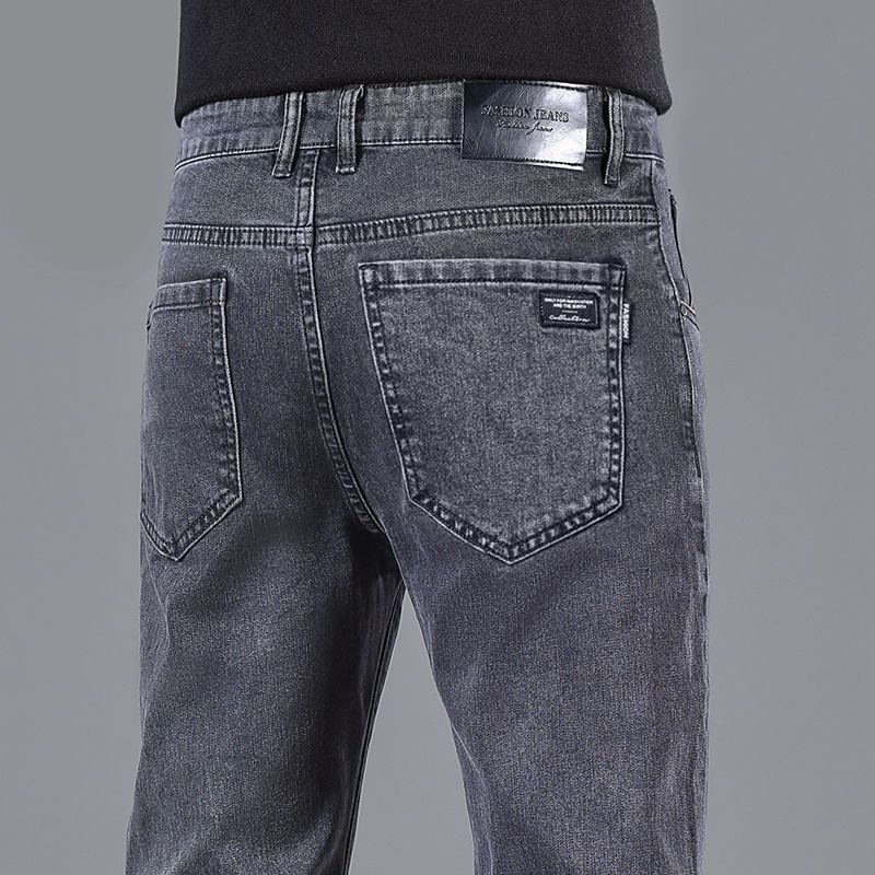 Slim Straight High-End Stretch Pants for Men – Stylish & Comfortable Fit